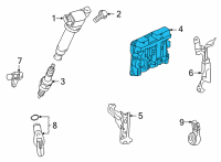 OEM 2021 Toyota Highlander ECM Diagram - 89661-0EC01