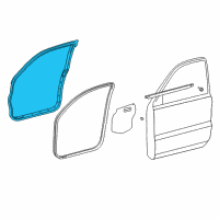 OEM Toyota 4Runner Door Weatherstrip Diagram - 67862-35080