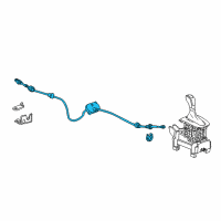 OEM 2018 Chevrolet Trax Shift Control Cable Diagram - 42725139