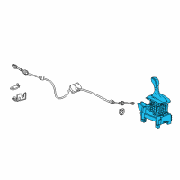 OEM Chevrolet Shifter Diagram - 42346221