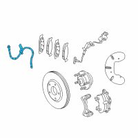 OEM 2016 Jeep Compass Line-Brake Diagram - 4877604AC