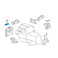 OEM 2007 Acura RDX Stay, Side Engine Mounting Diagram - 50625-STK-A00