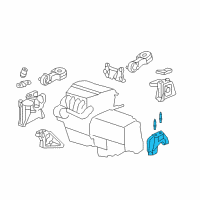 OEM 2008 Honda CR-V Bracket, Transmission Mountingbase Diagram - 50655-SWA-A80