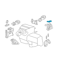 OEM 2007 Honda CR-V Stay, Transmission Mounting Diagram - 50855-SWA-A80