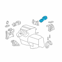 OEM 2008 Honda CR-V Rod, Torque (Lower) Diagram - 50890-SWA-A81