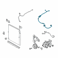 OEM 2017 Toyota Tacoma Suction Hose Diagram - 88704-04040