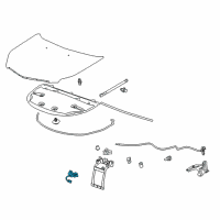 OEM 2011 Cadillac SRX Lock Diagram - 19420356