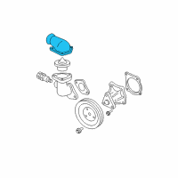 OEM 2000 GMC Sonoma Engine Coolant Outlet Diagram - 24576531