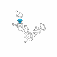 OEM Chevrolet Beretta Thermostat Unit Diagram - 24577299