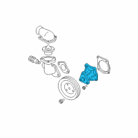 OEM 2000 Pontiac Sunfire Engine Coolant Pump Kit Diagram - 12462265