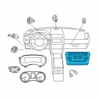 OEM 2018 Chrysler 300 Stack-Vehicle Feature Controls Diagram - 56054902AD