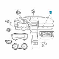 OEM Chrysler 300 Switch-Deck Lid Release Diagram - 68141864AA