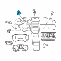 OEM 2020 Dodge Charger Module-KEYLESS Ignition Node Diagram - 68299961AC