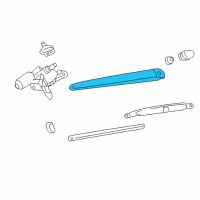 OEM 2013 Chevrolet Traverse Rear Arm Diagram - 20935081