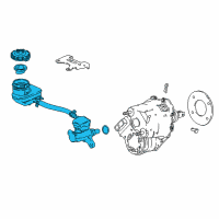 OEM 2018 Honda Accord Master Cylinder Set Diagram - 01462-TVA-A13