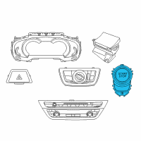 OEM 2019 BMW 530e Ignition Switch Diagram - 61-31-6-835-088