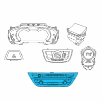 OEM BMW 530i xDrive REP. KIT FOR RADIO/CLIMATE C Diagram - 61-31-7-947-903