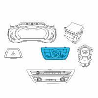 OEM BMW 640i xDrive Gran Turismo CONTROL ELEMENT LIGHT Diagram - 61-31-9-472-968