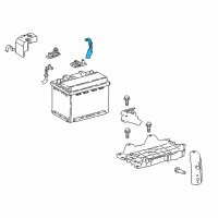 OEM Toyota Camry Negative Cable Diagram - 82123-33080