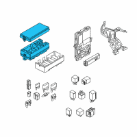 OEM Ford Mustang Fuse Box Diagram - 8R3Z-14A068-E