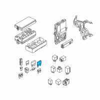 OEM 2006 Ford Mustang Fuse Diagram - D9AZ-14526-B