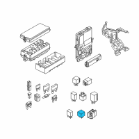 OEM 2014 Ford Mustang Relay Diagram - 3F2Z-14N089-DA