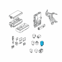 OEM Ford Mustang Relay Diagram - 4R3Z-2B373-AA