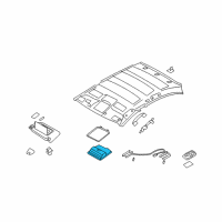 OEM 2014 Infiniti Q60 Lamp Assembly Map Diagram - 26430-3LZ0A