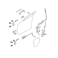 OEM 2014 Lincoln MKS Lock Rod Diagram - 8A5Z-5421850-B