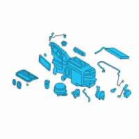 OEM Ford Evaporator Assembly Diagram - CT4Z-19B555-J