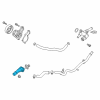 OEM 2020 Hyundai Tucson Fitting-Coolant Inlet Diagram - 25631-2E500