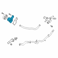OEM 2015 Hyundai Tucson Pump Assembly-Coolant Diagram - 25100-2E005