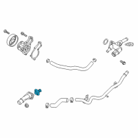 OEM 2018 Kia Forte5 Thermostat Assembly Diagram - 255002E000