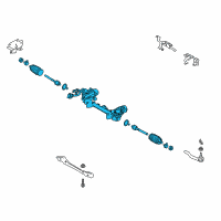 OEM Infiniti Q50 Gear & Linkage Sub Assembly-Power Steering Diagram - 49004-5CA1C