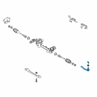 OEM 2020 Infiniti Q50 Socket-Kit Side Rod Outer Diagram - D8520-6HL0A