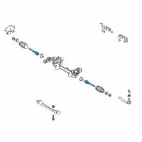 OEM Infiniti Q50 Socket Kit-Tie Rod, Inner Diagram - D8521-4GA0A