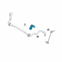 OEM 2013 BMW X5 Stabilizer Support Diagram - 31-35-6-859-263