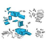 OEM 1998 Mercury Sable Housing Assembly Diagram - 1F1Z-19850-B