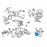 OEM 2002 Mercury Sable Blower Motor Diagram - 1F1Z-19805-AA