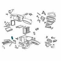 OEM 2007 Ford Taurus Heater Core Seal Kit Diagram - F5OY-18529-A