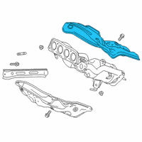 OEM Toyota Avalon Upper Shield Diagram - 17167-F0010