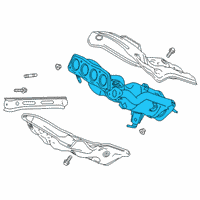 OEM 2021 Lexus ES250 Manifold, Exhaust Diagram - 17141-F0010