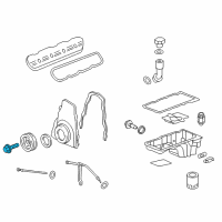 OEM Chevrolet Corvette Bolt/Screw-Crankshaft Balance Diagram - 12557840