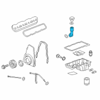 OEM 2017 GMC Sierra 3500 HD Filler Tube Diagram - 12609624