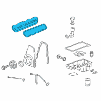 OEM GMC Envoy Cover Asm-Valve Rocker Arm Diagram - 12642655