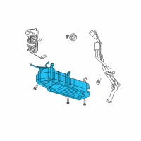 OEM Jeep Fuel Tank Diagram - 68025089AC