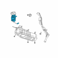 OEM 2009 Jeep Commander Module-Fuel Pump/Level Unit Diagram - 5143579AQ