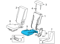 OEM Acura MDX Pad Complete Diagram - 81937-TYA-A21