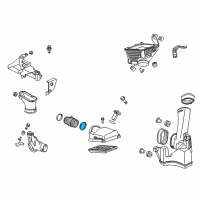 OEM 2012 Honda Pilot Clamp, Air Flow (95) Diagram - 17316-R70-A02