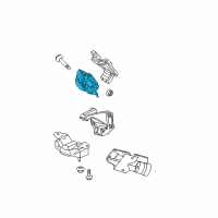 OEM 2003 Dodge Ram 3500 Bracket-Engine Mount Diagram - 52021712AA